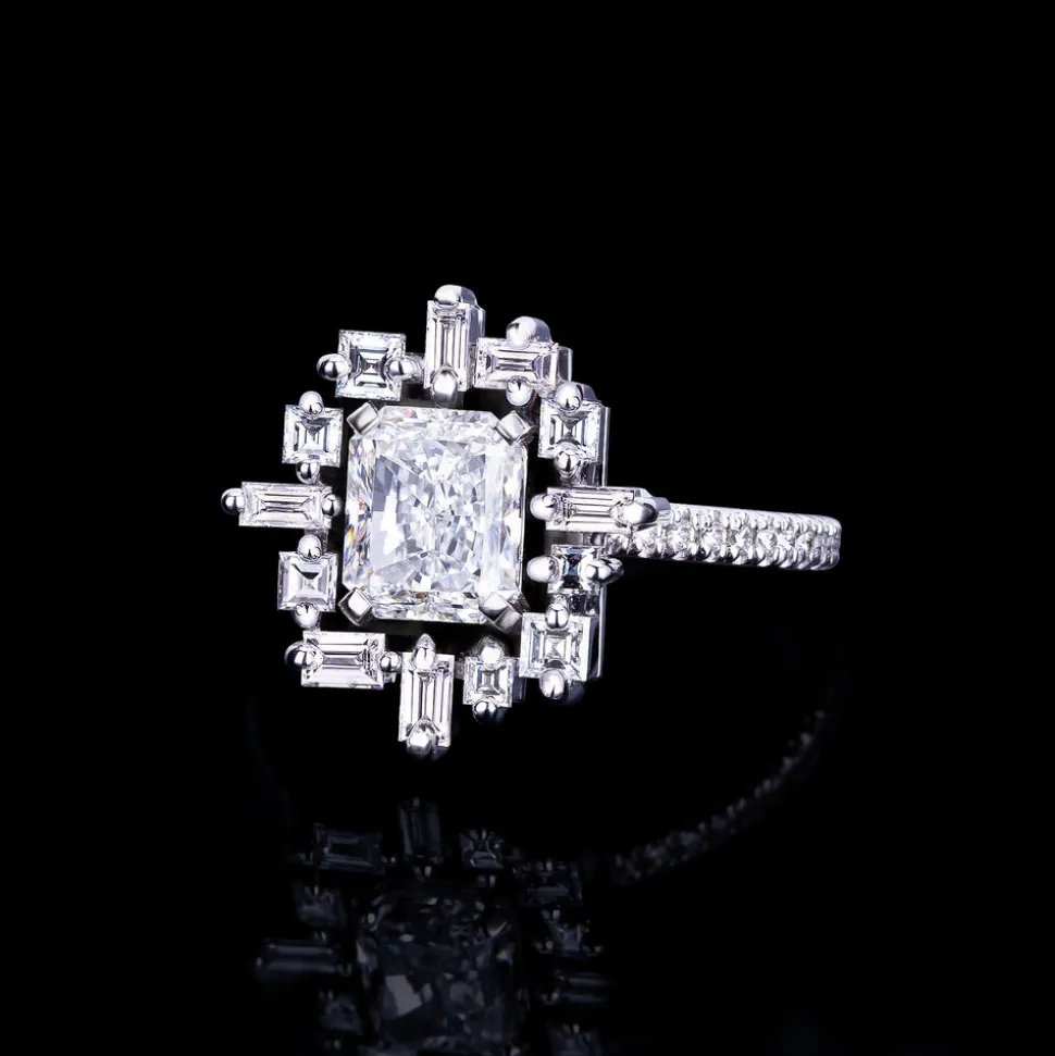 Stella 1.21ct Radiant Diamond Engagement Ring