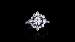 Stella 1.01ct Round Diamond Engagement Ring