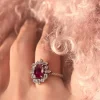 Stella Diamond and Ruby Ring