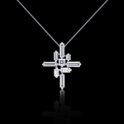 Stella Diamond Cross Necklace