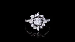 Stella Engagement Ring | 1.00ct Cushion Diamond