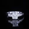 Upswept 1.51ct Radiant cut Diamond Engagement Ring