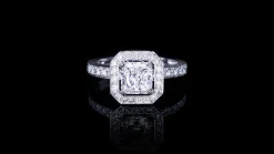 Valentina Engagement Ring | 1.51ct Radiant Diamond