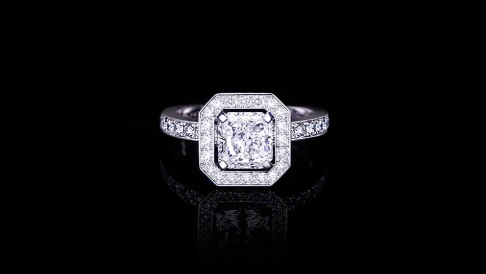 Valentina Engagement Ring | 1.50ct Radiant Diamond