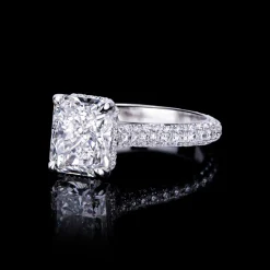 Venus 3.03ct Radiant Diamond Engagement Ring